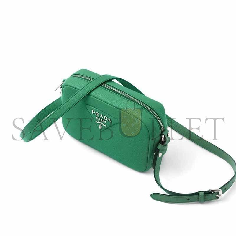 PRADA LEATHER CROSSBODY SHOULDER BAG 1BH192 (19*12*6cm) 